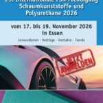 Fachvorträge, Innovationspreisverleihung, Networking: 25. Internationale FSK-Fachtagung Schaumkunststoffe und Polyurethane 17. bis 19. November 2026 // Evonik und den Ruhrpott hautnah erleben in Essen