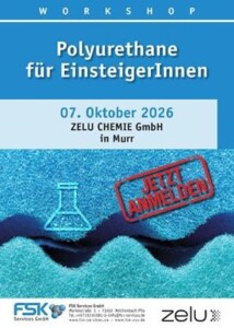 FSK-Workshop: Die Welt der Polyurethane entdecken –  „Polyurethane für EinsteigerInnen“ bei der Zelu Chemie GmbH in Murr